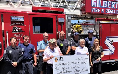 TPR Foundation Donates $2,500 to Gilbert Fire & Rescue May 2021