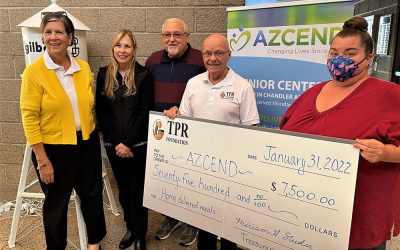TPR Foundation Donates $7,500 to AZCEND January 2022